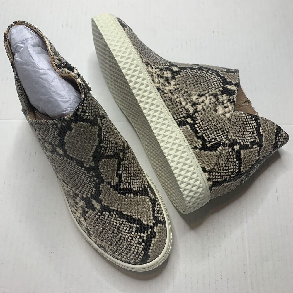 Aerosoles Zirah Rocco’s Snakeskin Wedge Booties Comfort Sneakers Womens SZ 6.5W